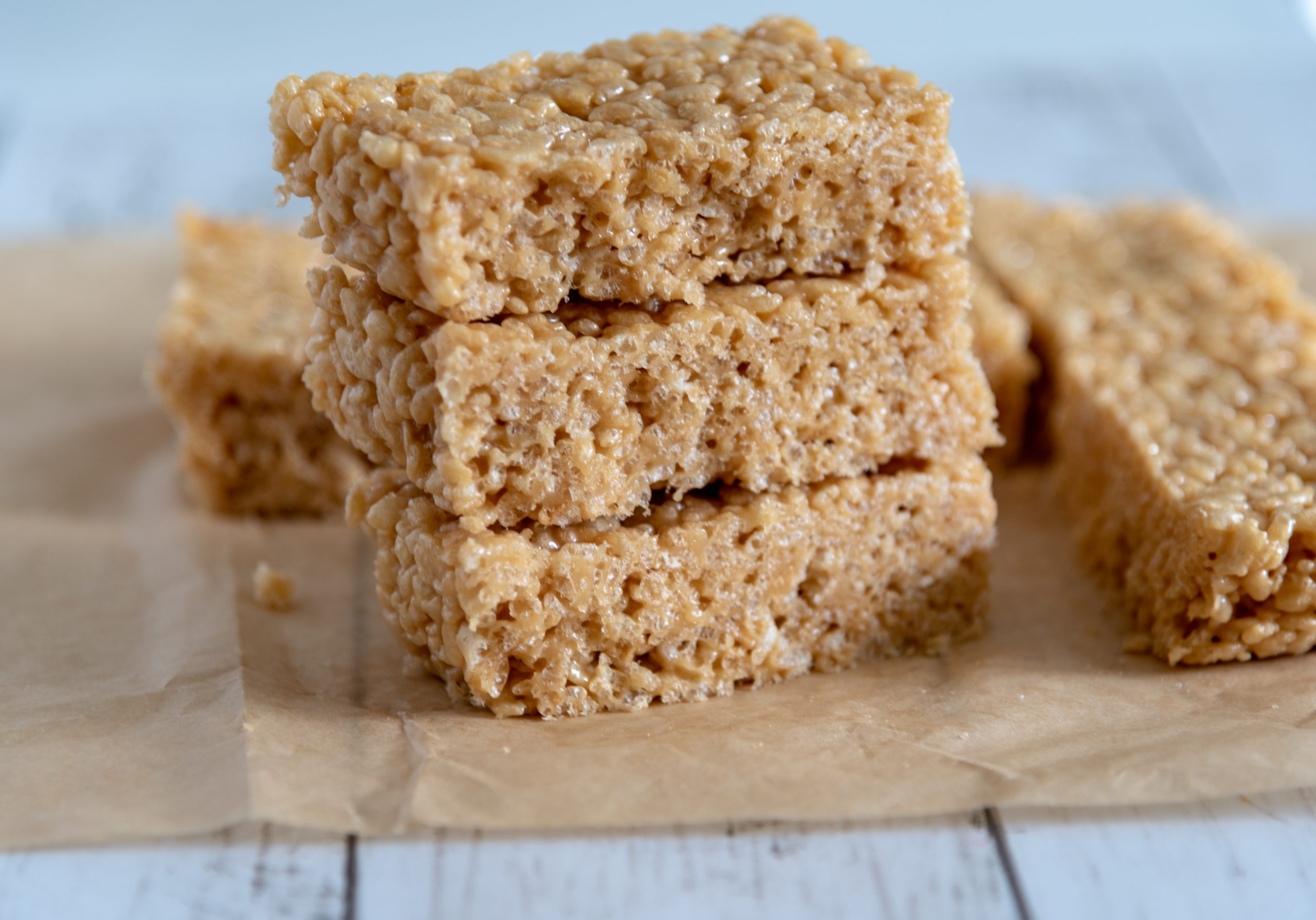 Toffee Rice Krispie Squares (4 of 9) - traybakes & more